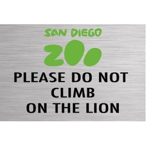 Deluxe Custom Plastic Sign (25 to 50 Sq. Inch)