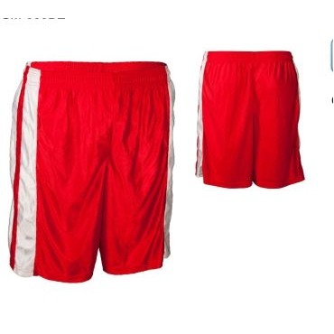 Adult Cool Mesh Short w/Contrasting Side Panel & Piping (9" Inseam)