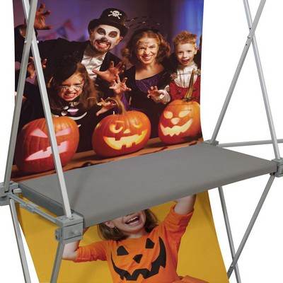 Deluxe GeoMetrix Gray Shelf