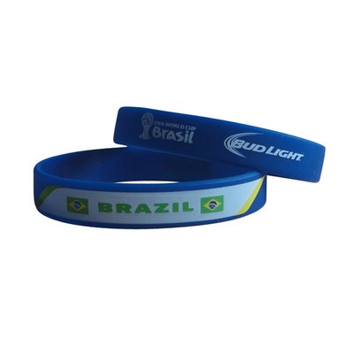 Screen Printed Silicone Bracelet