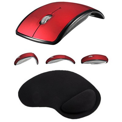 Promotek iBank® 2.4GHz Wireless Mouse + Wrist Rest Mouse Pad