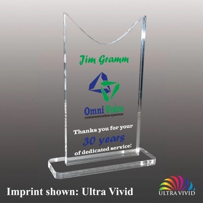 Stock Shaped Acrylic Award - Ultra Vivid Color