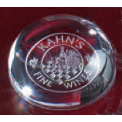 3" High Profile Dome Paperweight