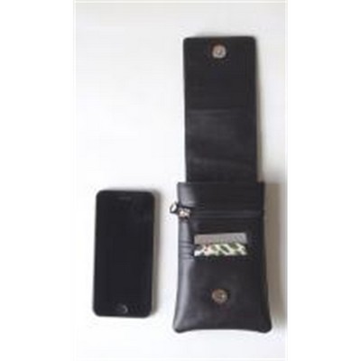 Cow Leather Cell Phone Pouch