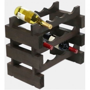Modularack® Stained 12 Bottle Wine Rack
