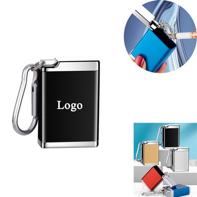 Portable Zinc Alloy Ashtray With Keyring