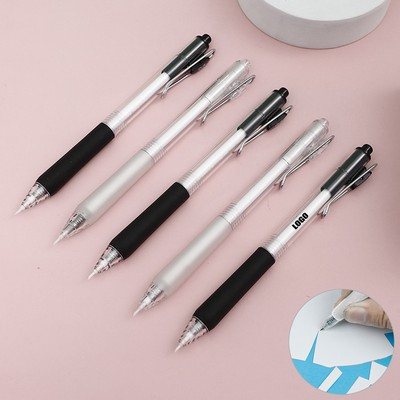 Click Action Paper Carving Knife With Wired Clip