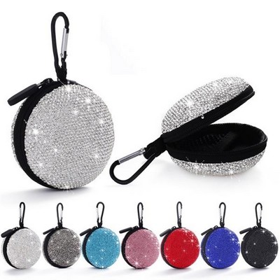 Crystal Portable Headphone Organizer w/Carabiners