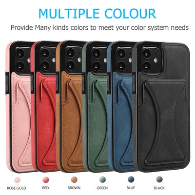 Multi-functional PU Leather Flip case For iPhone 11 12 13 Wallet stands Protective Cover
