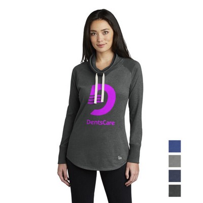 New Era Women's Sueded Cotton Blend Cowl Tee