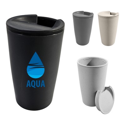 Portable Wheat Straw Coffee Cup With Lid