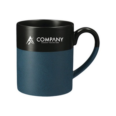 15 Oz Two-Tone Ceramic Coffee Mug
