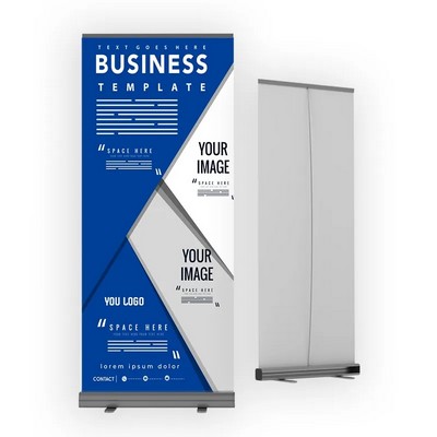 Retractable banner fully sublimated 31.5 x 71"
