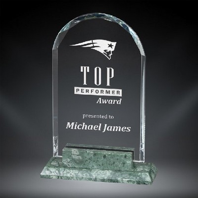 Salem Glass Award, 7 1/2"H