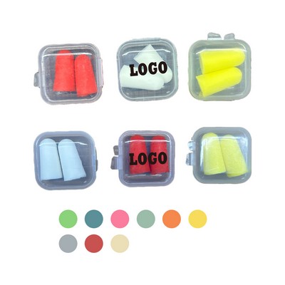 Square Case w/Ear Plugs