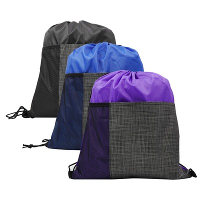 Polyester Drawstring Backpack Bag