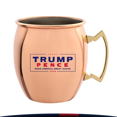 16 oz. Copper Coated Stainless Steel Mug