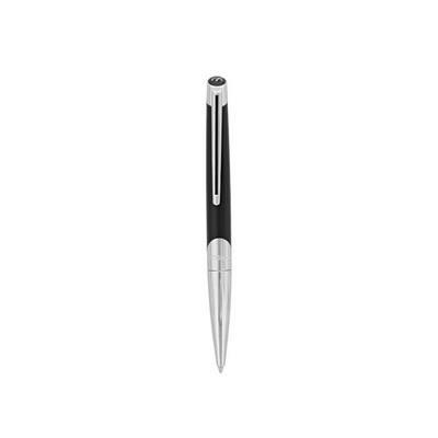Luxury Line S.T. Dupont Defi Millennium Black & Silver Ball Point