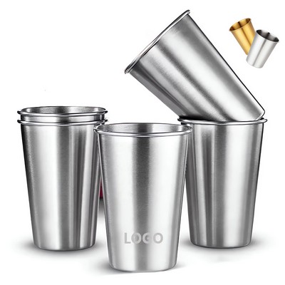 16Oz Stainless Steel Single Wall Cups
