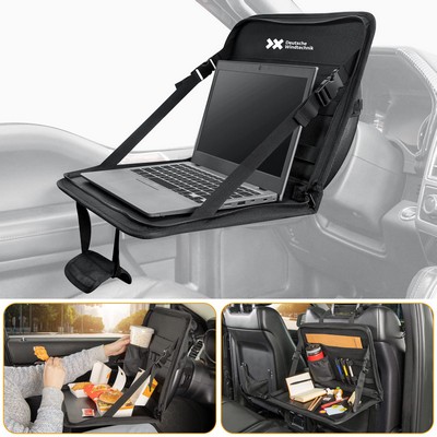 3 in 1 Steering Wheel Eating Tray, Car Back Seat Laptop Desk, Multifunctional Car Office Bag