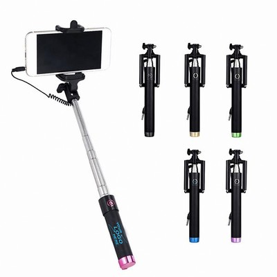 Portable Selfie Stick with Bluetooth Remote