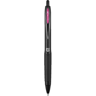 uni-ball® 207 Plus+ Black Gel Pen w/Pink Ink