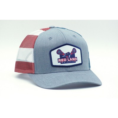 Richardson 112PM Printed Mesh Trucker Structured Hat with Sublimated Patch