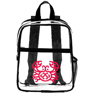 EventGuard Clear Stadium Backpack (10" x 12" x 4")