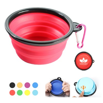 Collapsible Dog Cat Water Bowls Pet Feeding Dish