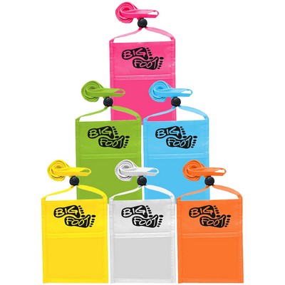 Economy Single Pocket Wallet with Lanyard