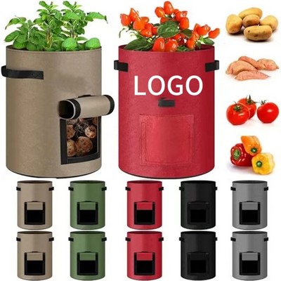 Potato Grow Thickened Aeration Fabric Pots Garden Bags