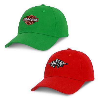 Unstructured 6 Panel Cotton Twill Baseball Cap (22.8")