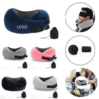 Portable U-Shape Memory Foam Pillow