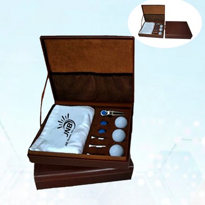 Golf Accessories Towel Set in a Stylish PU Box