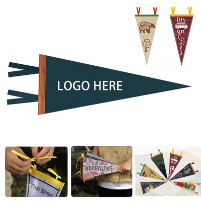 Full-Color Felt Triangle Flag