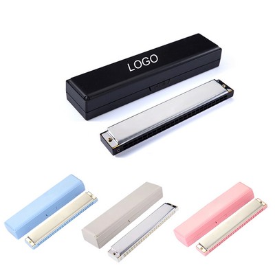 24 Hole Metal Harmonica