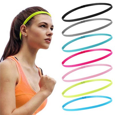 Silicone Non-Slip Elastic Sport Headbands