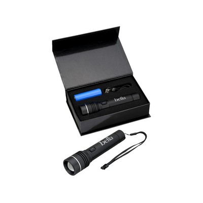 Rechargeable 15W White Laser LED Flashlight