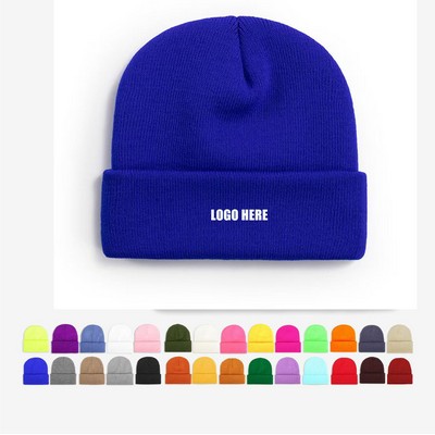 Winter Knit Beanie Cap