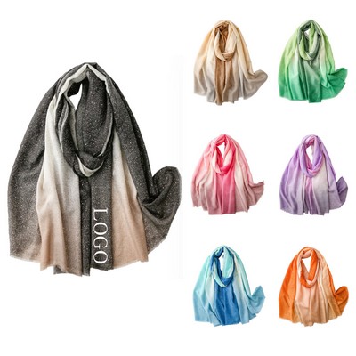 Hot Stamping Gradient Scarf