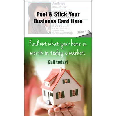 12-Month Calendar Magnet Pad - Tear-Off with Blank White Envelopes