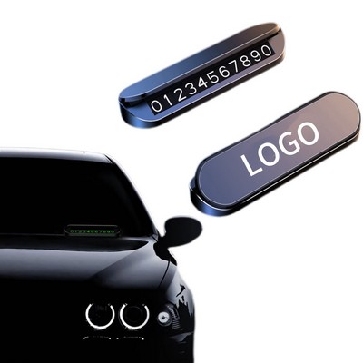 One Click To Hide Temporary Parking Number Plate