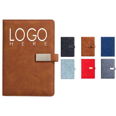 A5 Leather Notebook with Buckle