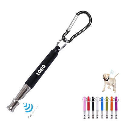 Ultrasonic Pet Training Whistle With Carabiner
