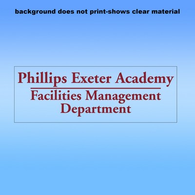 Clear Static Cling - 2X7