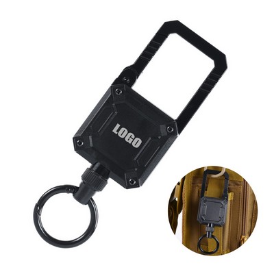 Stylish Magnetic Retractable Keychain For Enhanced Security