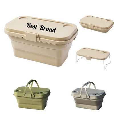 Folding Picnic Basket