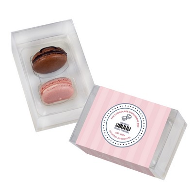 Macaron Gift Set / 2 Pack - The Chocolate Strawberry Box