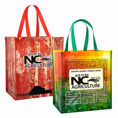 120g Laminated Non-Woven PP Custom Tote Bag (13"x15"x10")