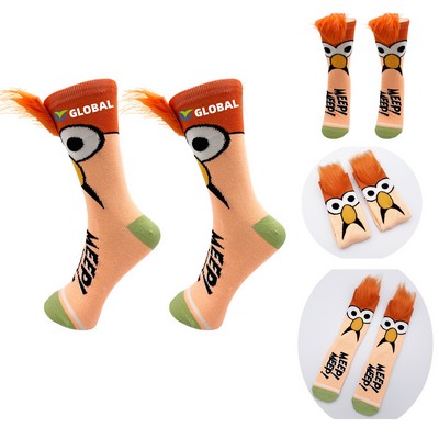 Cartoon Dog Pattern Socks